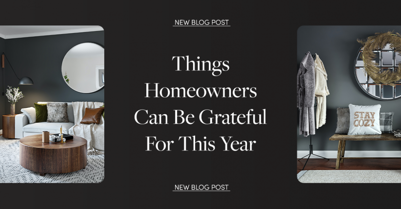 Things Homeowners Can Be Grateful For This Year | Soar Homes